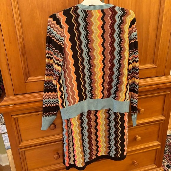 Missoni for Target 20th Anniversary Collection Zigzag Sweater Dress Set L XL - Picture 6 of 6